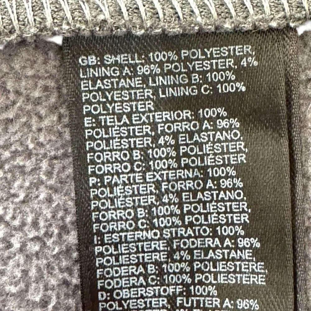 The North Face Men's Full Zip Apex Risor Barrier Soft Shell Jacket Gray Small